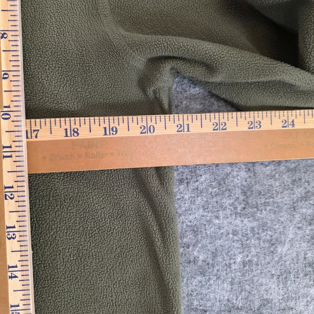 The‎ North Face Pullover Mens Medium Green Fleece 1/4 Zip Polartec Casual Jacket